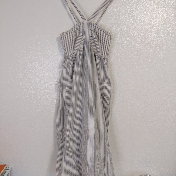 Madewell striped halter summer dress - Picture 7 of 8